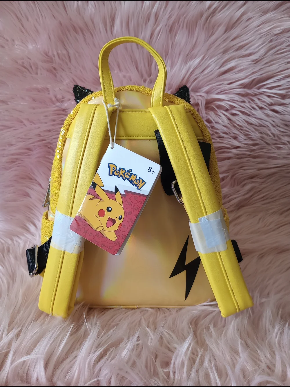 Pokémon Sequin Pikachu Cosplay Mini Backpack